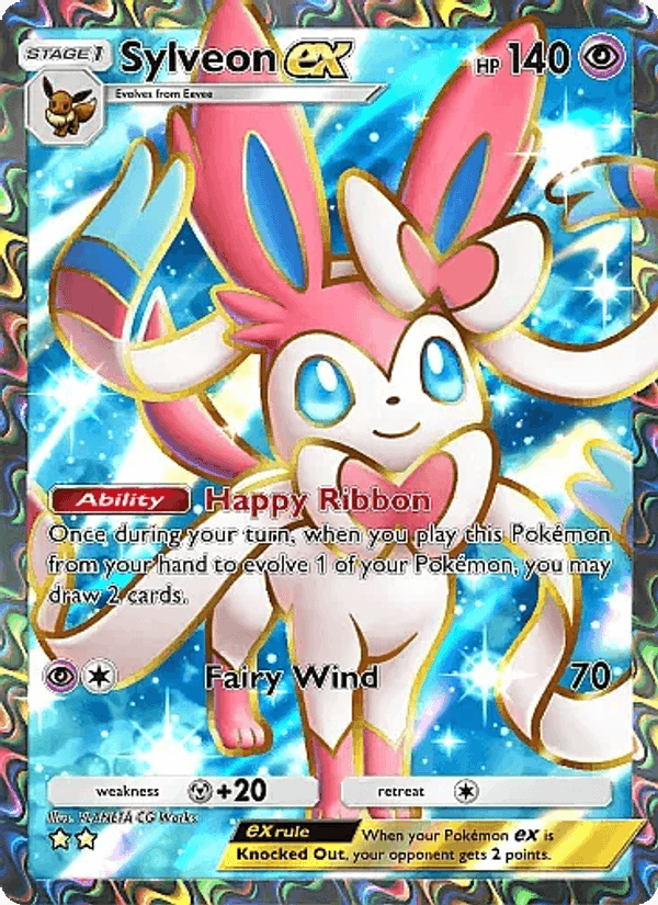 Carta Pokémon Sylveon ex 081