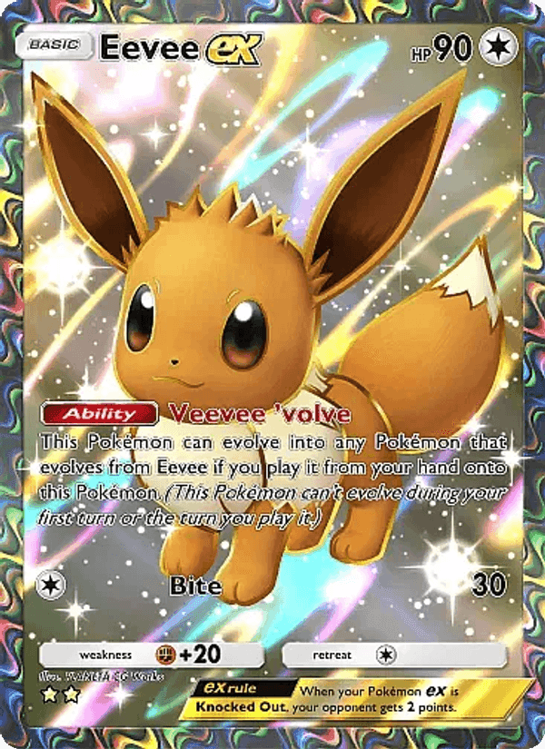 Carta Pokémon Eevee ex 083