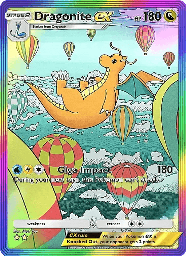 Carta Pokémon Dragonite ex 090