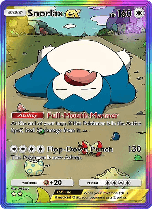 Carta Pokémon Snorlax ex 091