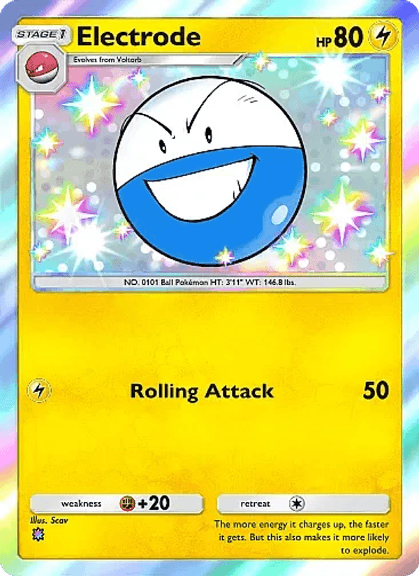 Carta Pokémon Electrode 096