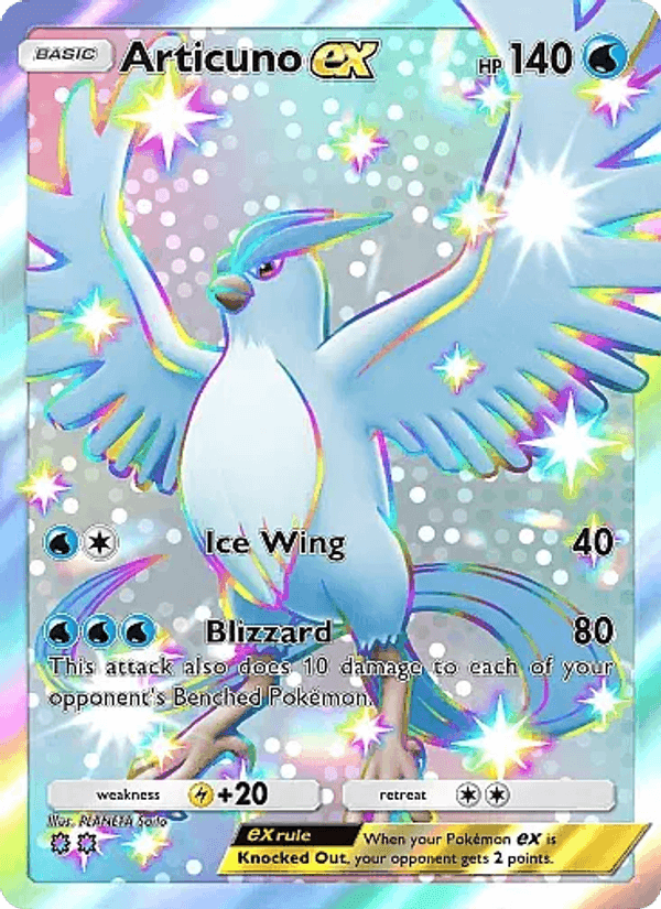Carta Pokémon Articuno ex 104