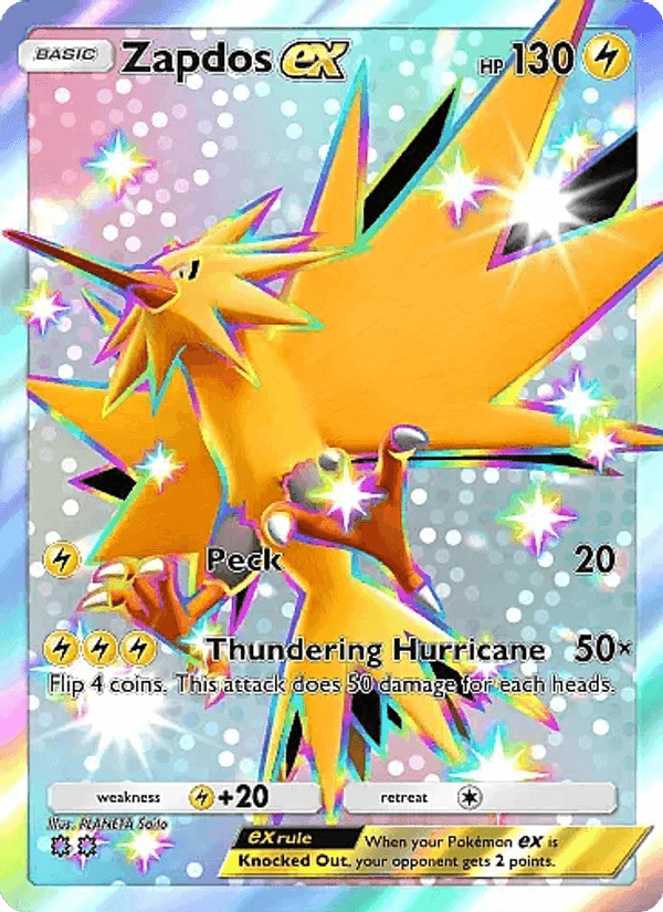 Carta Pokémon Zapdos ex 105