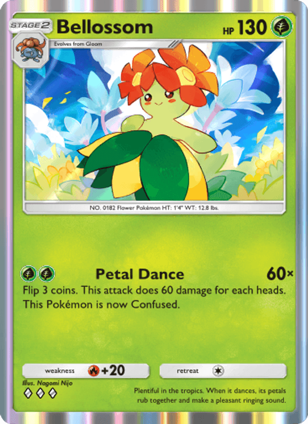 Carta Pokémon Bellossom 003