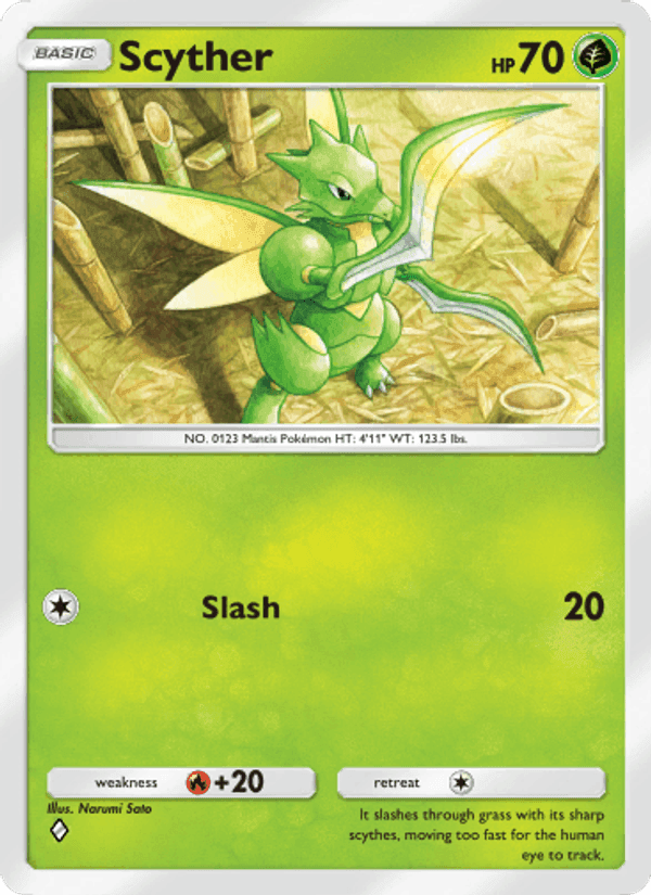 Carta Pokémon Scyther 006