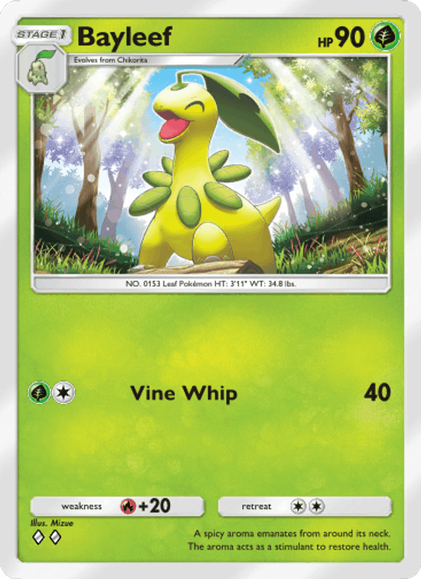 Carta Pokémon Bayleef 009