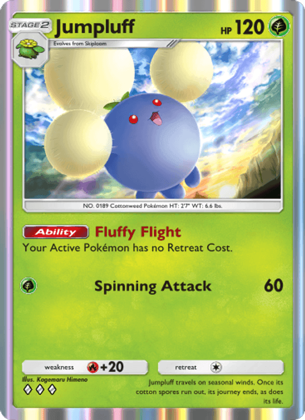 Carta Pokémon Jumpluff 015
