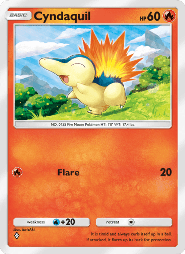 Carta Pokémon Cyndaquil 027