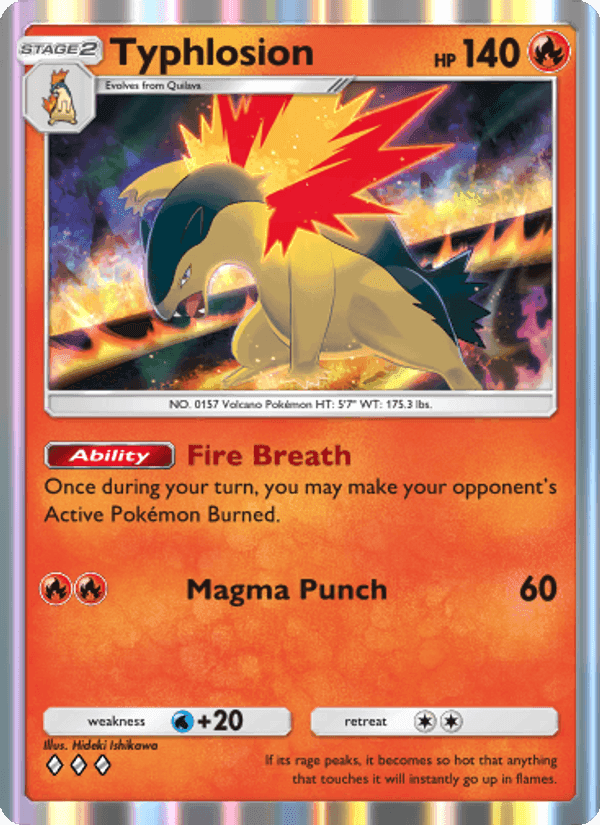Carta Pokémon Typhlosion 029