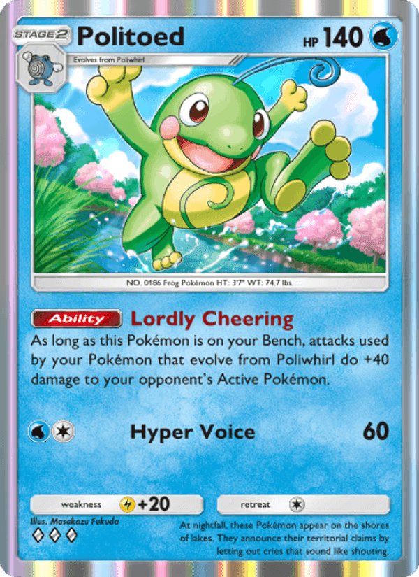 Carta Pokémon Politoed