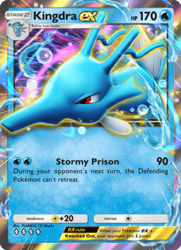 Carta Pokémon Kingdra ex 043