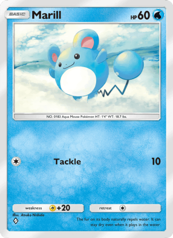 Carta Pokémon Marill 049