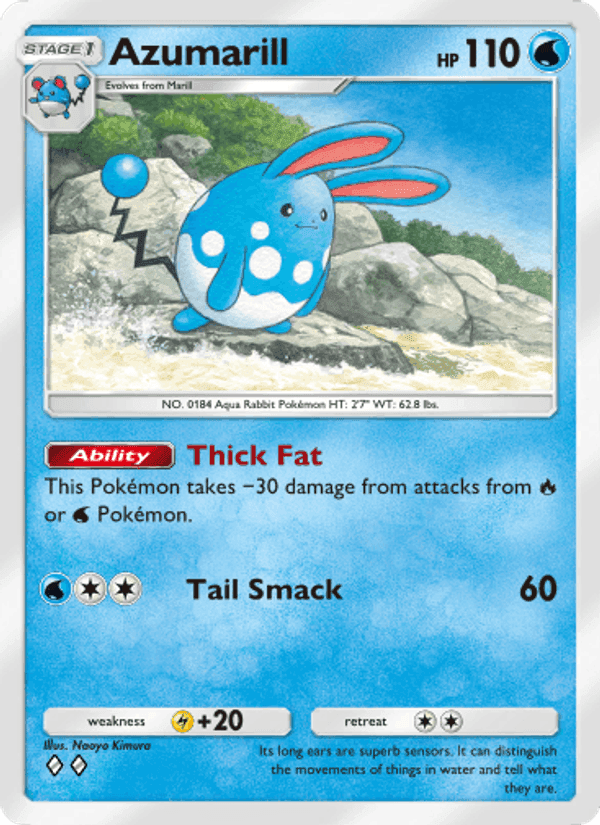 Carta Pokémon Azumarill 050