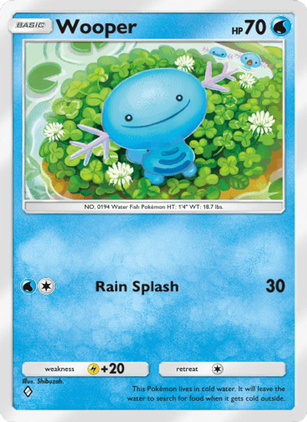 Carta Pokémon Wooper 051