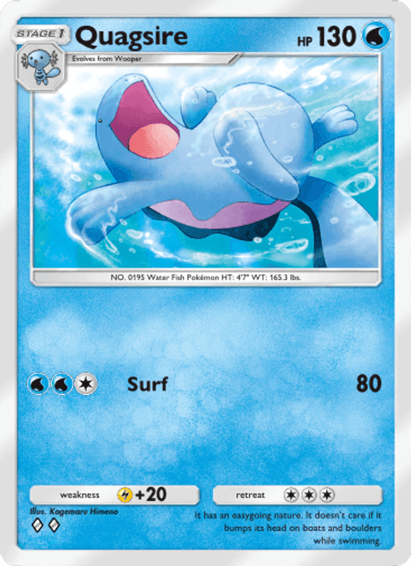 Carta Pokémon Quagsire 052