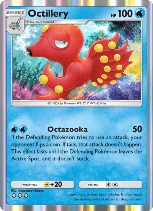 Carta Pokémon Octillery 056