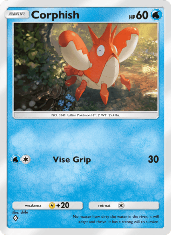 Carta Pokémon Corphish 060