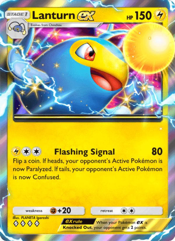 Carta Pokémon Lanturn ex 065