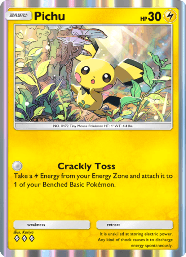 Carta Pokémon Pichu 066
