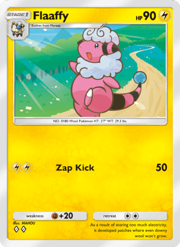 Carta Pokémon Flaaffy 068
