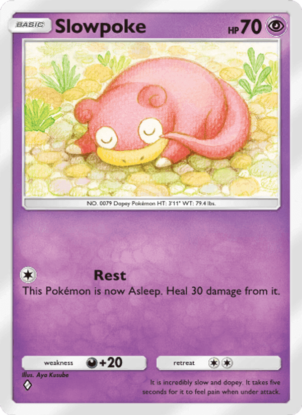 Carta Pokémon Slowpoke 073