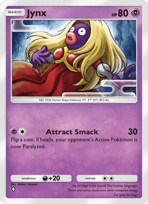 Carta Pokémon Jynx 076