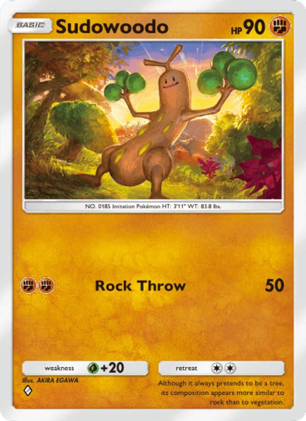 Carta Pokémon Sudowoodo 093