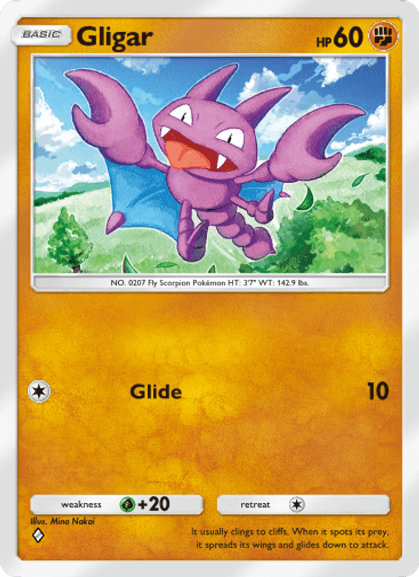 Carta Pokémon Gligar 094