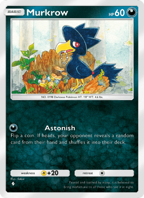 Carta Pokémon Murkrow 113