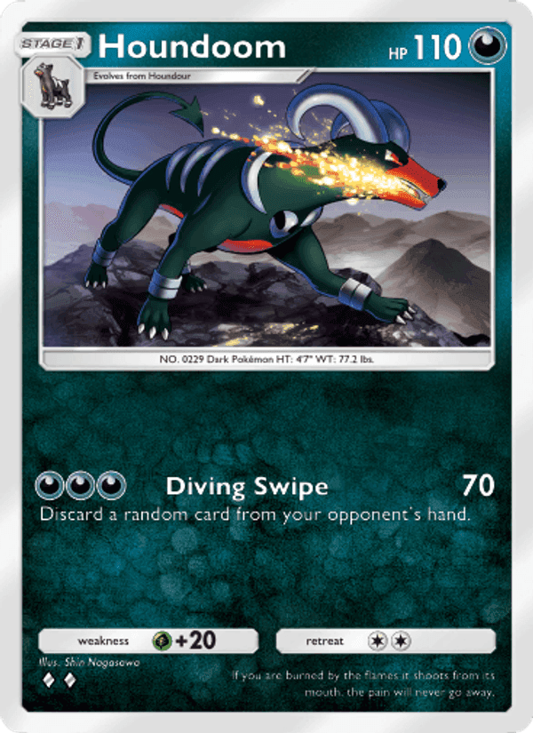 Carta Pokémon Houndoom 118