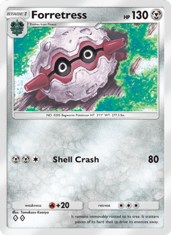 Carta Pokémon Forretress 121