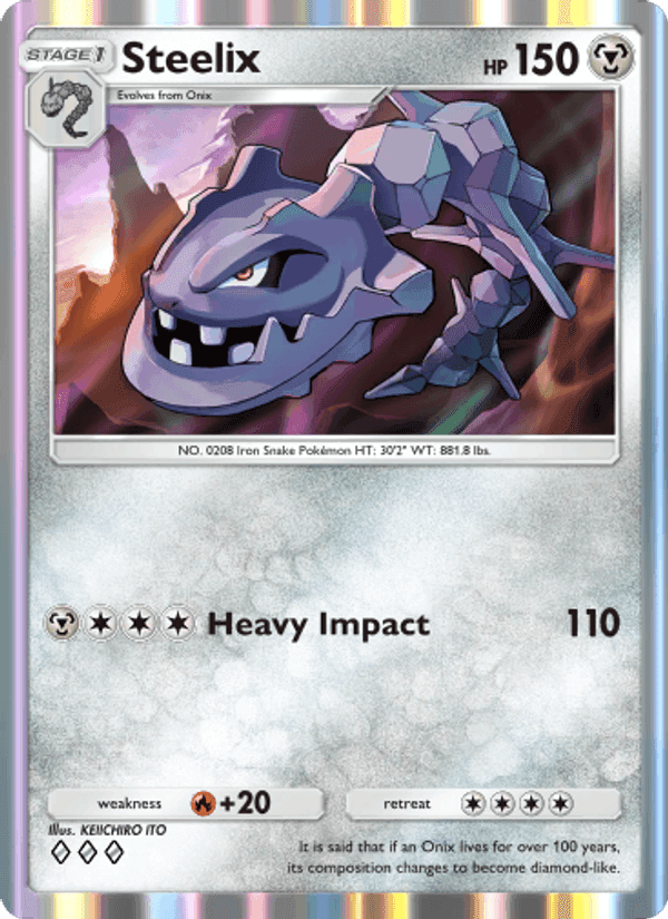 Carta Pokémon Steelix 122