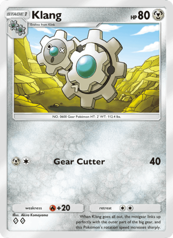 Carta Pokémon Klang 127