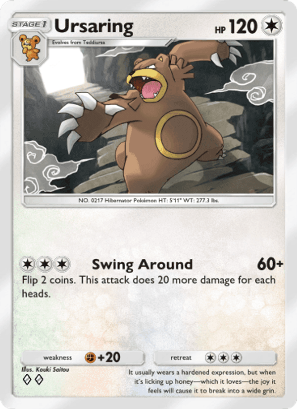 Carta Pokémon Ursaring 146