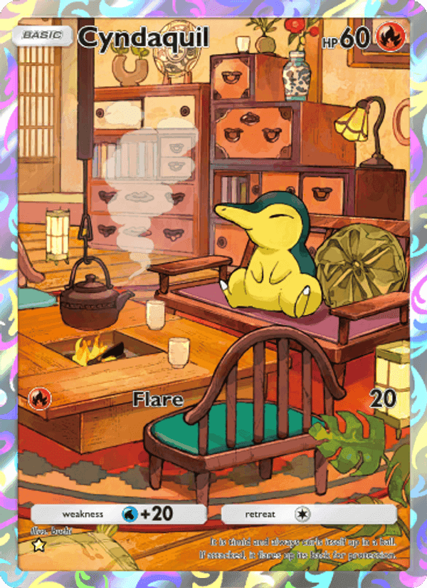 Carta Pokémon Cyndaquil 165