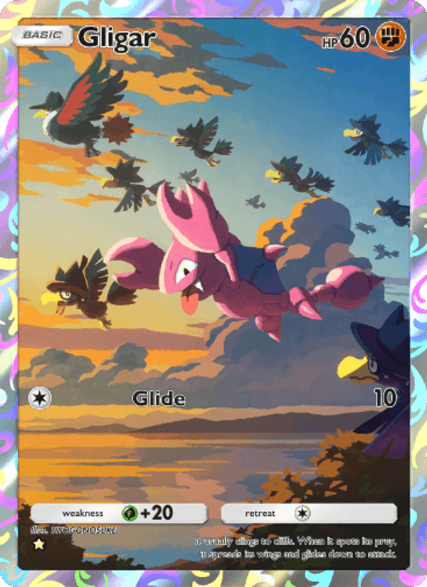 Carta Pokémon Gligar 176