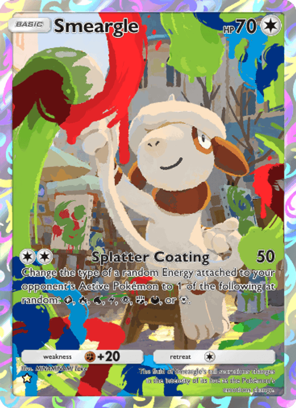 Carta Pokémon Smeargle 184