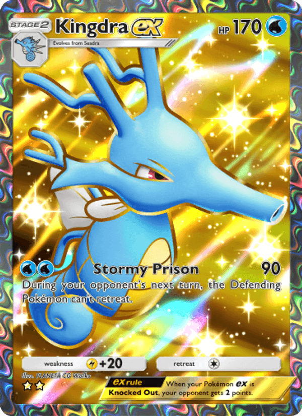 Carta Pokémon Kingdra ex 188