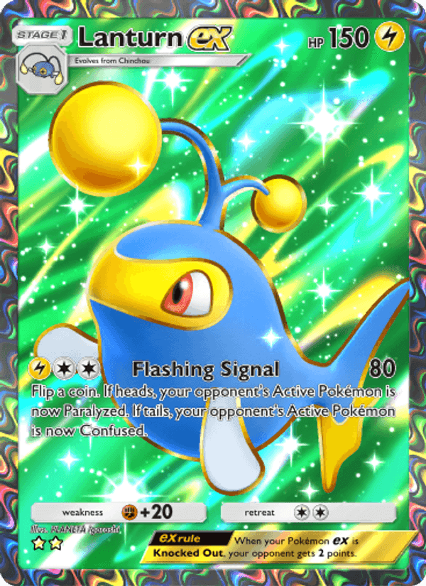 Carta Pokémon Lanturn ex 189