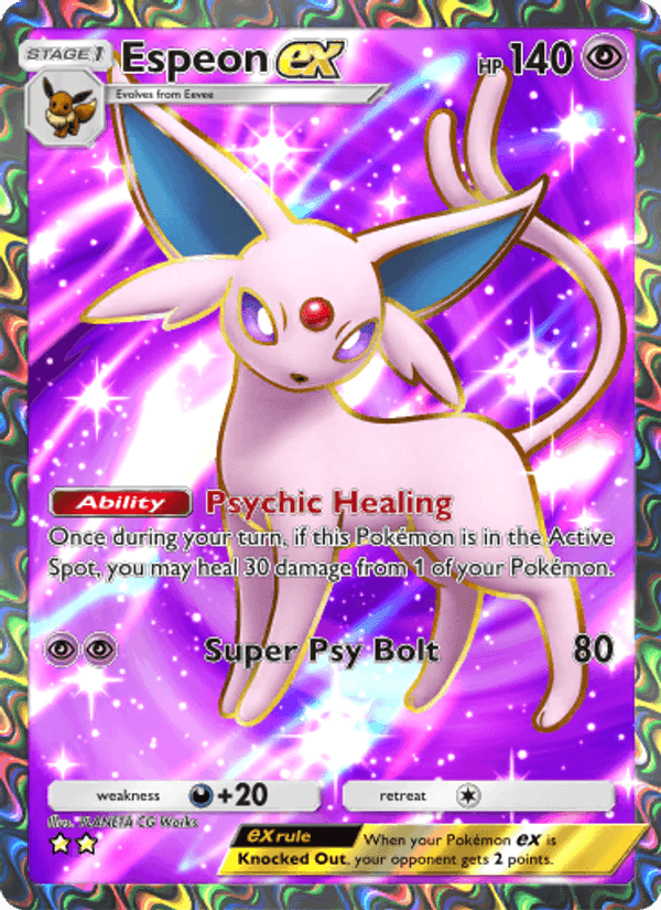 Carta Pokémon Espeon ex 190