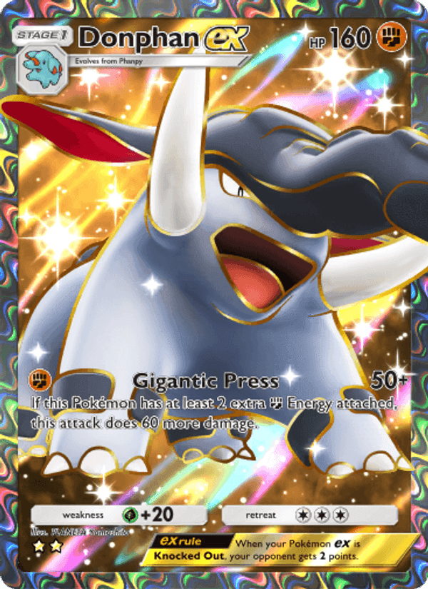 Carta Pokémon Donphan ex 191