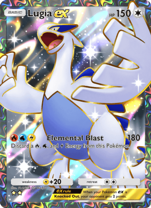 Carta Pokémon Lugia ex 195