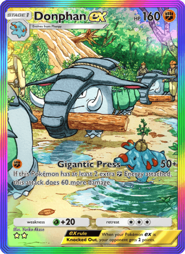 Carta Pokémon Donphan ex 206