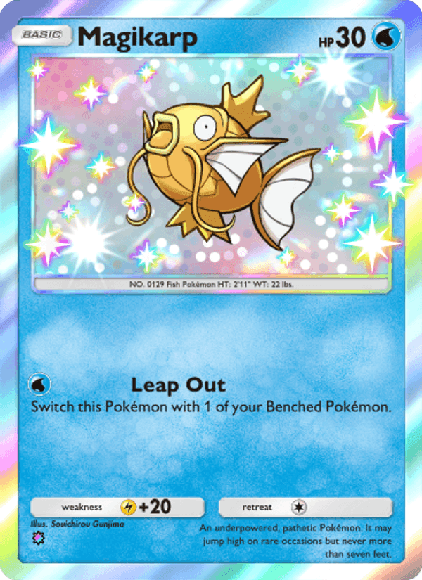 Carta Pokémon Magikarp 214