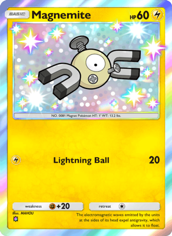 Carta Pokémon Magnemite 217
