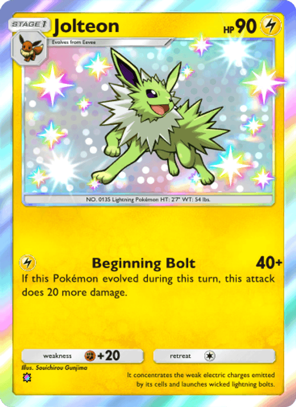 Carta Pokémon Jolteon 219