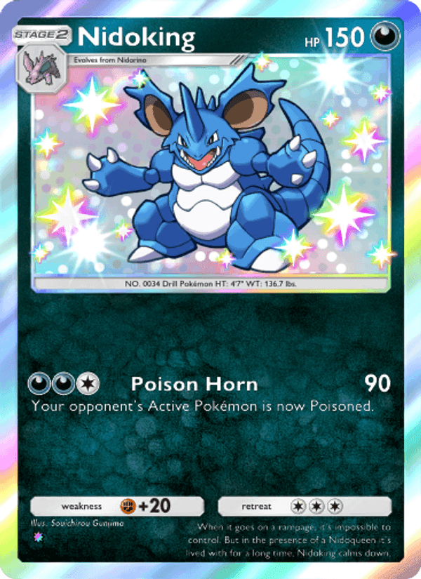 Carta Pokémon Nidoking 228