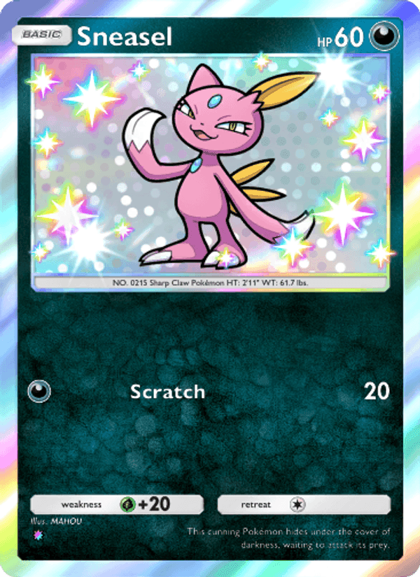 Carta Pokémon Sneasel 229