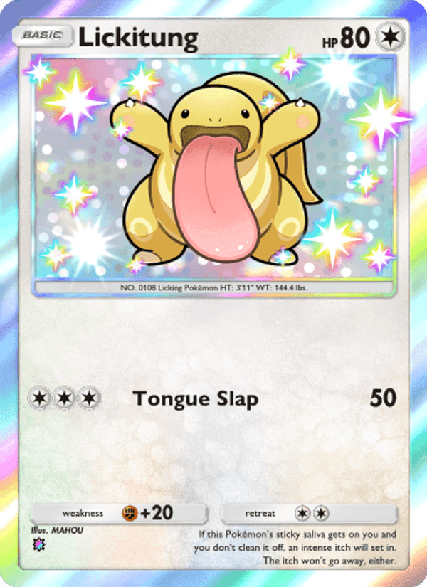 Carta Pokémon Lickitung 230