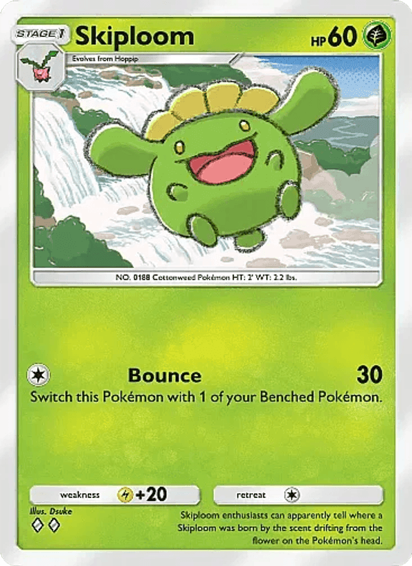 Carta Pokémon Skiploom 002